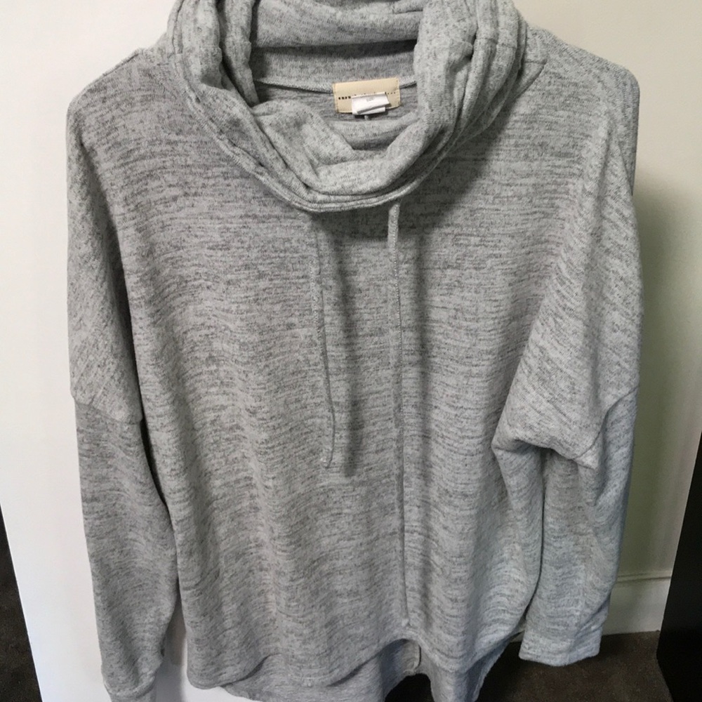 Cowl neck light sweater